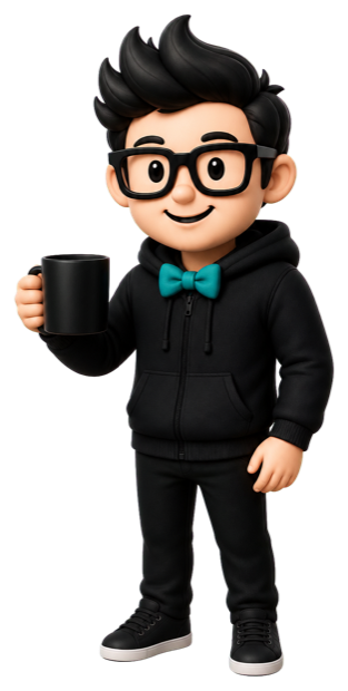 The Nerd with a coffee